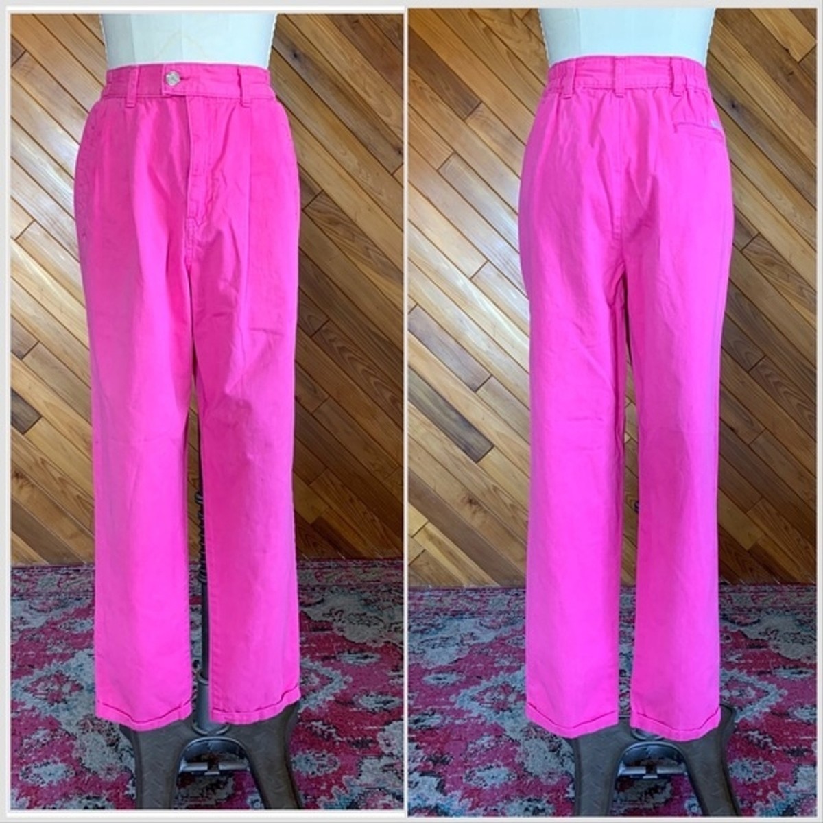 60s-70s vintage レーヨン スラックス pink ピンク 60s-70s vintage レーヨン スラックス pink ピンク - メルカリ