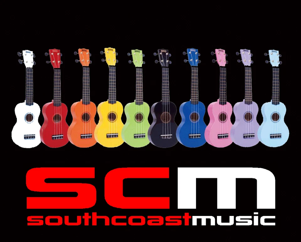 Mahalo Ukulele MR1TBR Rainbow Series Transparent Brown Soprano UKE W/ Gig Bag - Image 3 of 4