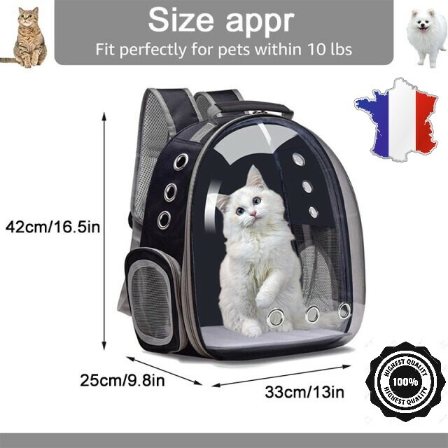 Sac A Dos Transport Pour Chat Et Petit Chien Accessoires Voyage