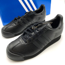 Adidas Originals SAMOA J Triple Black Youth shoes JH6750 sz 4.5-7