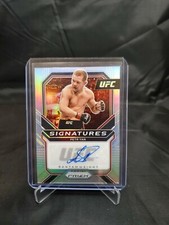 Petr Yan 2021 Panini Prizm UFC Signatures Silver Refractor Auto Card #SG-PYN A