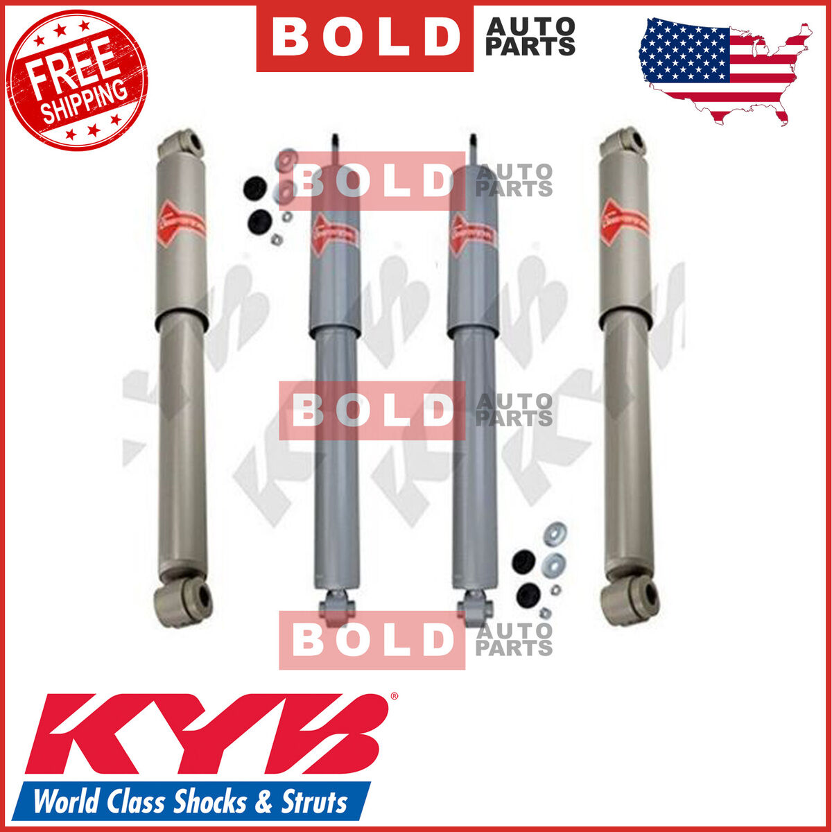 KYB Shocks Gas-A-Just Monotube Front Shock 88 GM Y-Body KYB Shocks Gas-A-Just Monotube Front Shock 88 GM Y-Body