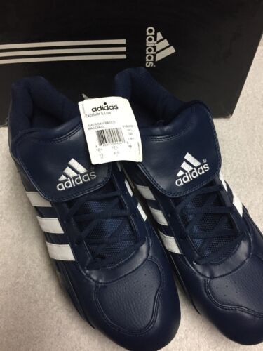 adidas Men's Icon 7 Baseball Shoe, White/Team Navy Blue/Team Navy