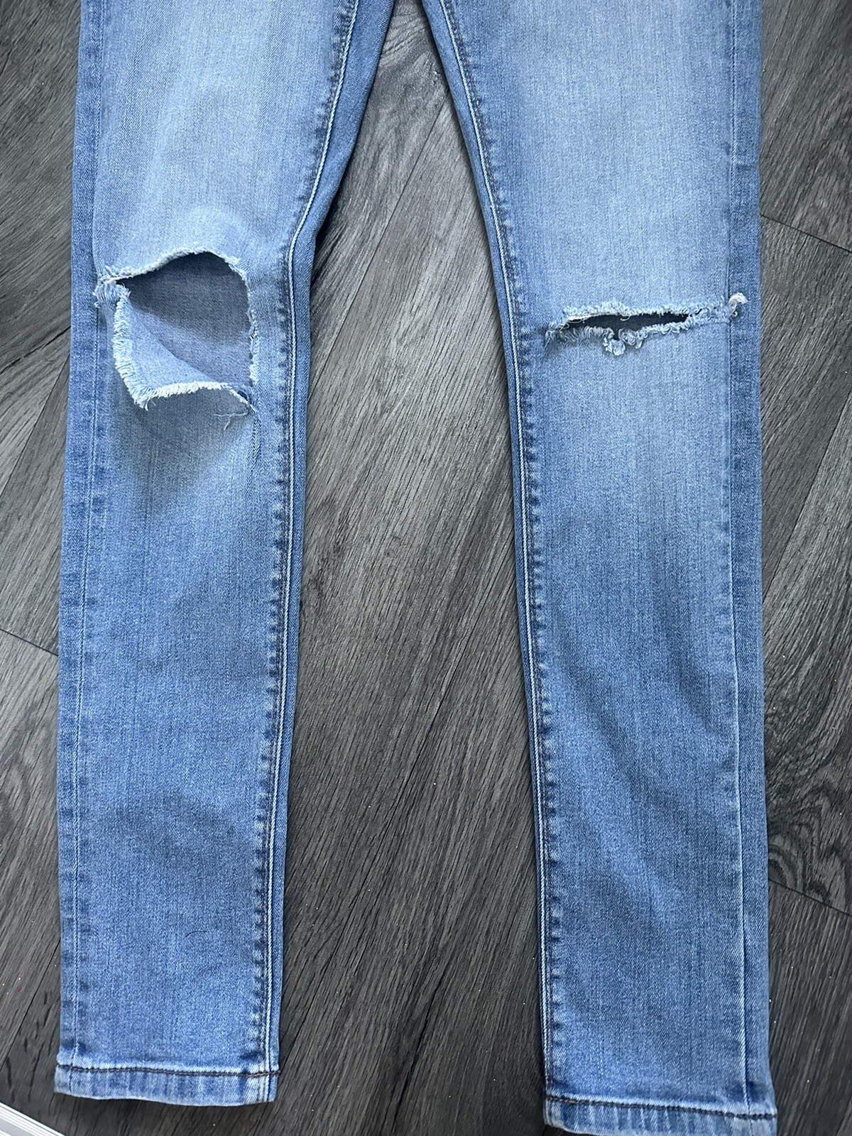 Womens Miss Selfridge Ripped Skinny Jeans Size 12R eBay