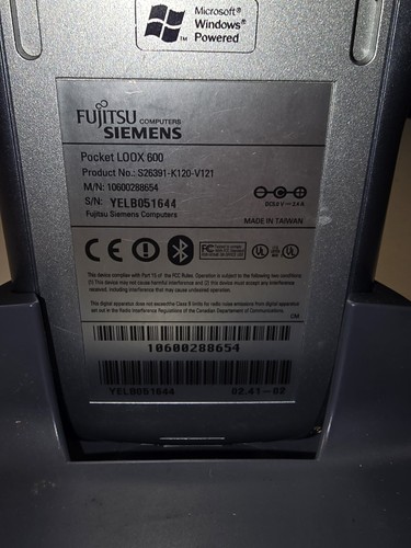 Fujitsu Siemens Pocket Loox 600 - Bild 2 von 2