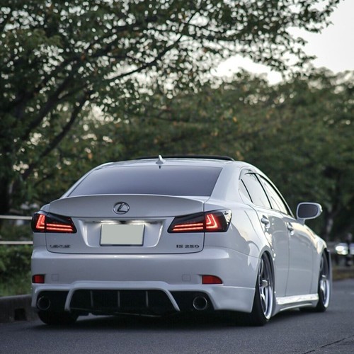 LED Tail Lights for 0613 Lexus IS250 IS350 ISF Sedan Taillights Smoked