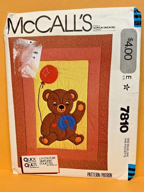 crib bedding patterns mccalls