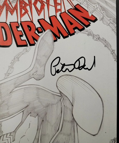 Symbiote Spider-Man (2019) #1 PX C2E2 Sketch Variant SIGNED by Peter David - Picture 4 of 6