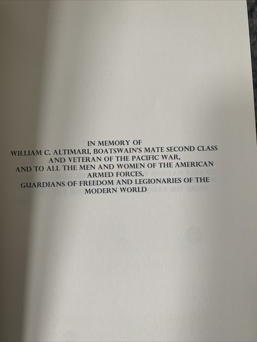 Legion A Novel Of The Army Of Rome By William Altimari Paperback Great Book! - Picture 6 of 9