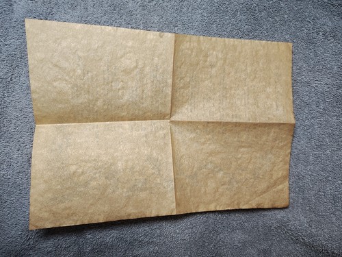 Rare Antique The Twelve Days Of Christmas Poem On Parchment Cotton Paper OOAK - Picture 9 of 11