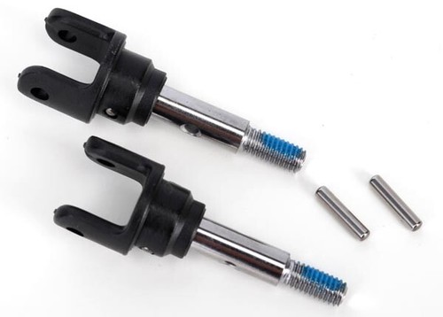 NEW Traxxas HD Fr Stub Axle Set 2 Slash 