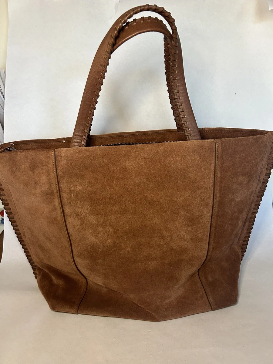 Allsaints All Saints Fleur de Lis East West suede tote Bag Woody