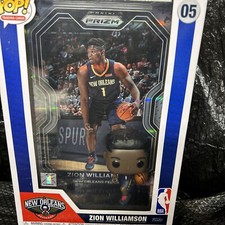 Tarjetas coleccionables Funko Pop Prizm Zion Williamson NBA Baloncesto Pelicans