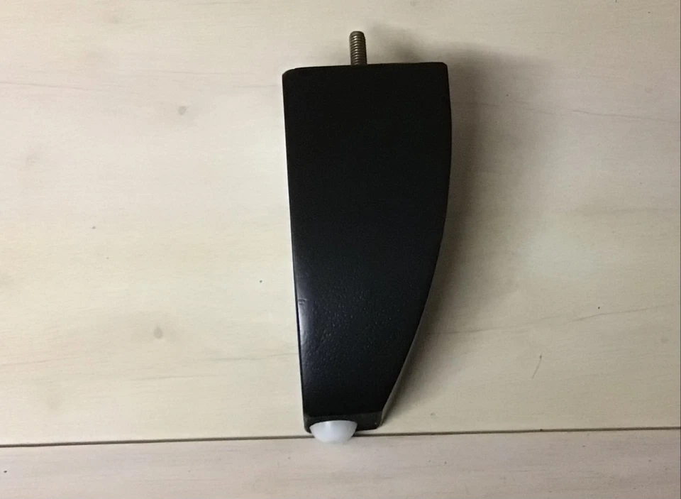 LS113 Mueble Pies Silla Otomana Gabinete Sofá Redondo Cónico Negro 4 Patas 5.5" Foto 3 de 3