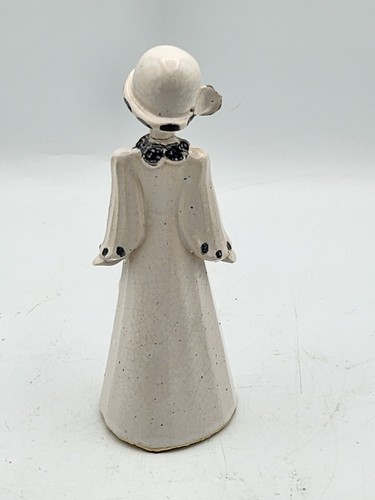 Estatuilla sombrero mujer porcelana esmaltada hecha a mano firmada por Louise Auger de 5,5" *LEER* - Imagen 4 de 12