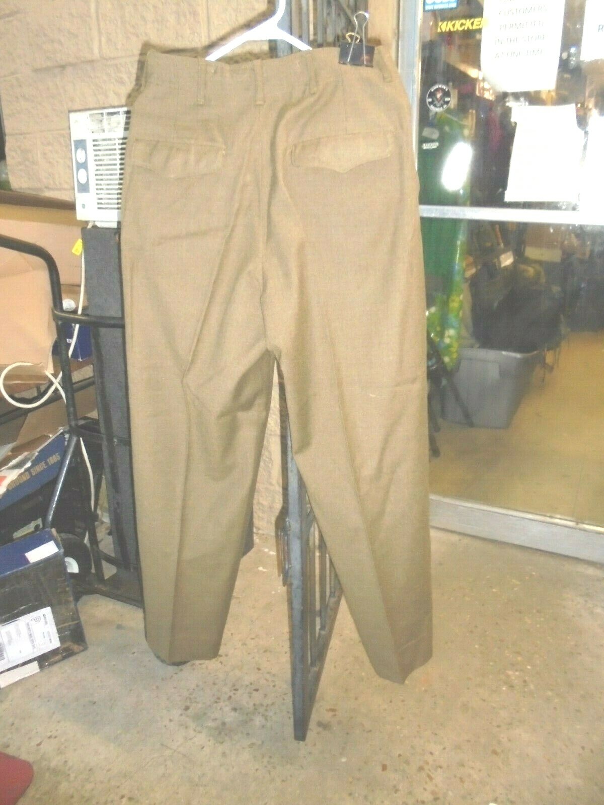 VINTAGE TROUSERS, FIELD, WOOL, SERGE WOOL 1945 30 X 33 | eBay