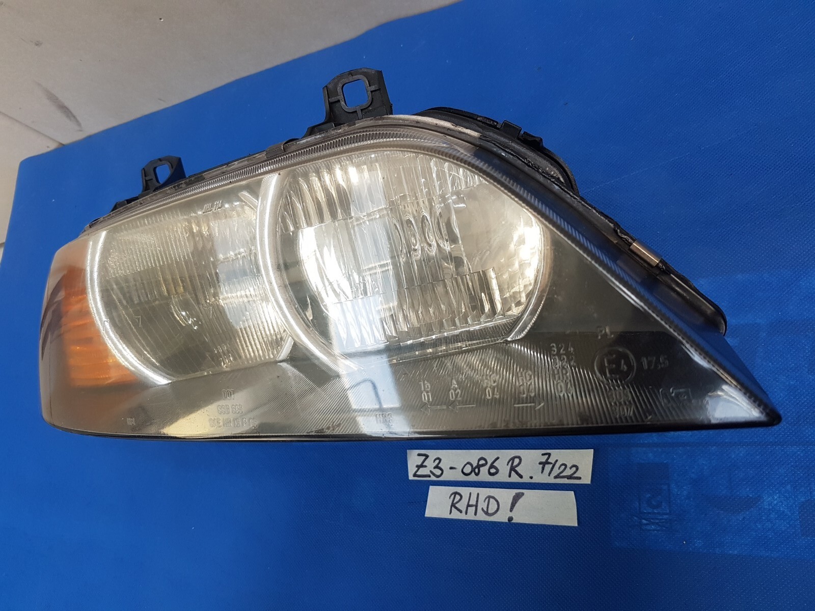 original BMW Z3 englische Front Scheinwerfer RHD head light VORNE