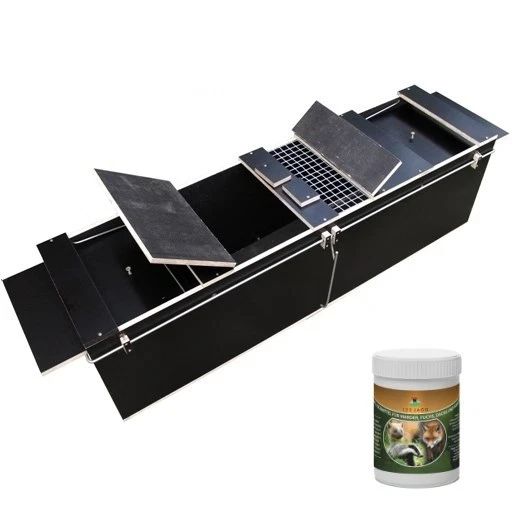 LOREK JAGDBEDARF Waschbärfalle 117x33x35cm Jungfuchsfalle Falle Tierfalle