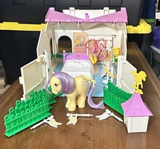 My Little Pony G1 SHOW STABLE 1983 W/ LEMONDROP 1982 Near Complete Hasbro
