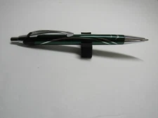 TERZETTI JUPITER GREEN BALLPOINT PEN+ VELVET POUCH-METAL BODY QUALITY PEN