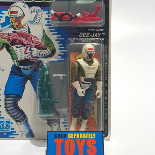 Figura de acción de colección GI Joe DEE JAY original Battle Force 2000 1989 sin usar en caja antena DJ - Imagen 4 de 11