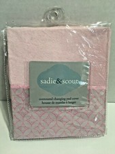 New Sadie  Scout Contoured Changing Pad Cover Pink