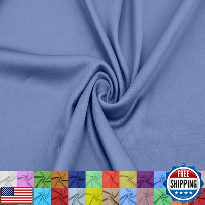 Stylish FABRIC 60'' Wide 100% Polyester Interlock Lining   Lightweight Knit Fa