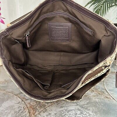 COACH 6CM Signature Small Messenger Crossbody Bag F70283 SV COACH 6CM Signature Small Messenger Crossbody Bag F70283 SV
