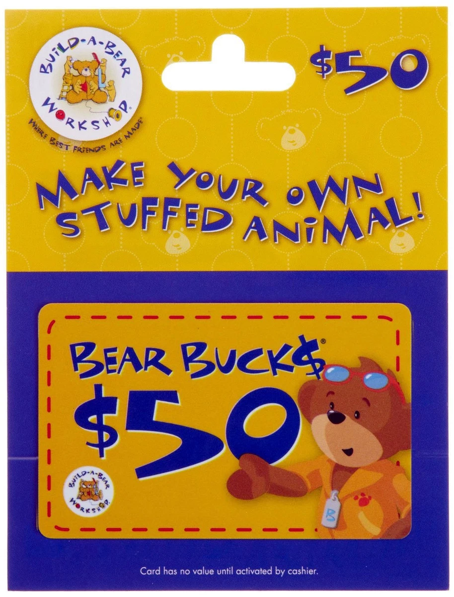 BUILD A BEAR GIFT CARDS - baby & kid stuff - by owner - household sale -  craigslist