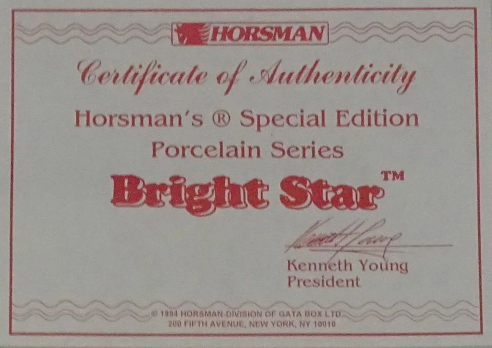 Bright Star Limited Numbered Edition by Horsman - Image 4 of 4