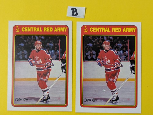 1990-91 O-PEE-CHEE CENTRAL RED ARMY HOCKEY - U-PICK 1R-22R SEE LIST - Picture 5 of 58