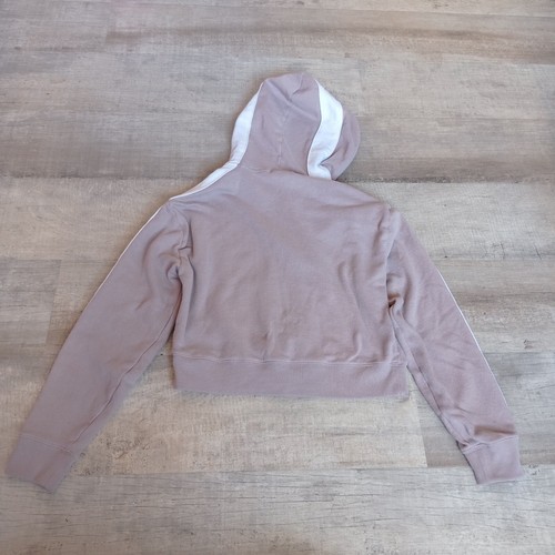 Victoria's Secret VS Women’s Pink Zip Up Hoodie Jacket Sweatshirt Beige XS - Picture 5 of 6