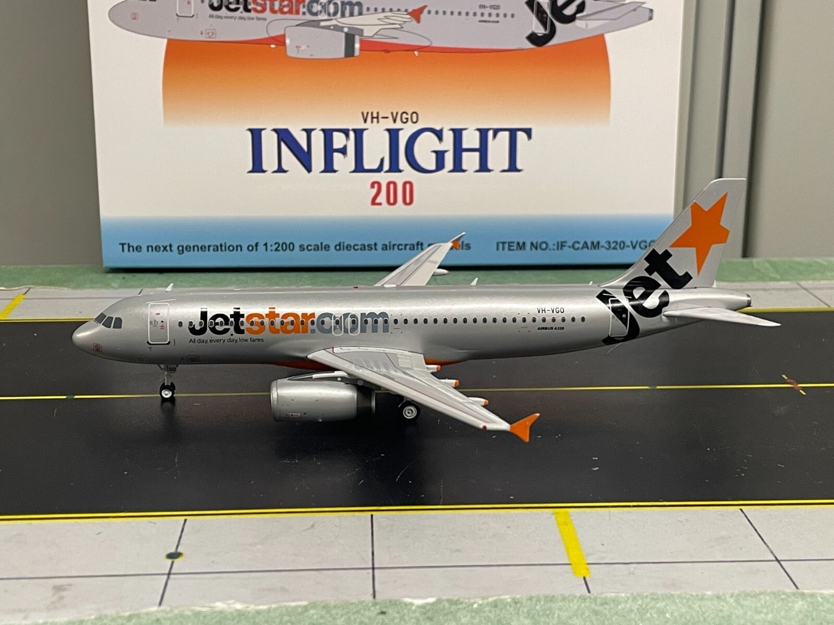 Inflight200 1:200 Jetstar Airbus A320-200 VH-VGO (IF-CAM-320-VGO