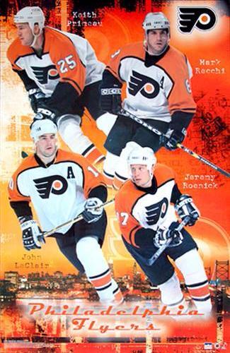 Philadelphia Flyers SUPERSTARS 2001 22x34 POSTER - Roenick, Recchi