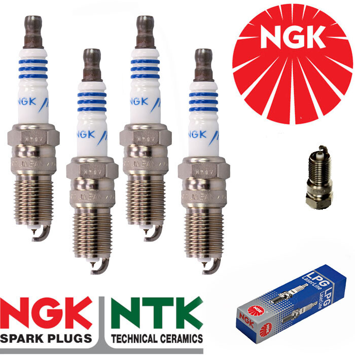 NGK Iridium LPG Spark Plugs - fits Mazda 6 2.3L 02-08 x4