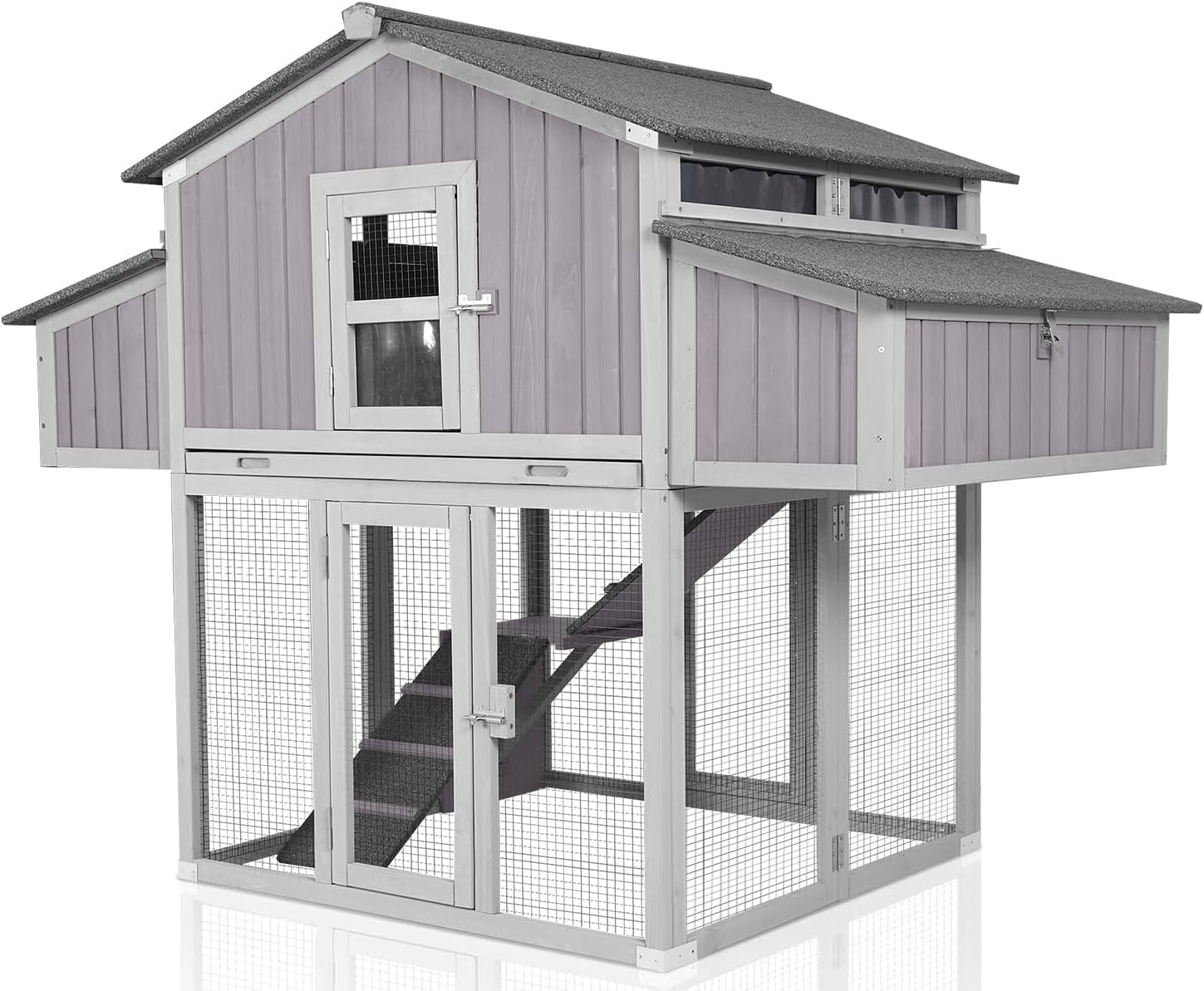 Large outdoor leak-proof and UV-resistant chicken coop
