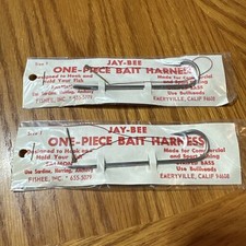 2 Vintage Size 1 Jay-Bee Tackle Co. Bait Harness Made in USA NIP Stainless NOS