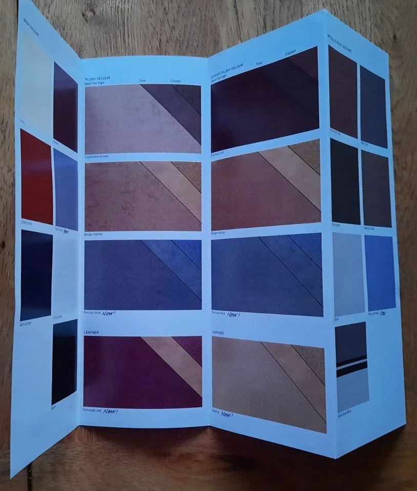 1984 SAAB 99 & 900 colours car sales brochure from UK - Image 2 of 3