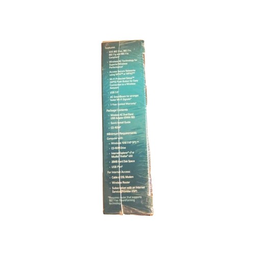 D-link Faster Farther 11AC Wi-Fi Wireless AC1200 Dual Band USB Adapter New - Picture 9 of 10