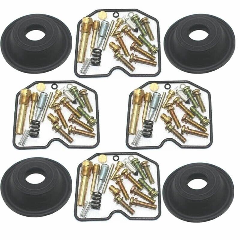 4X Kawasaki ZR550 Zephyr 550 1990-1993 Carb Repair Kit with Diaphragm