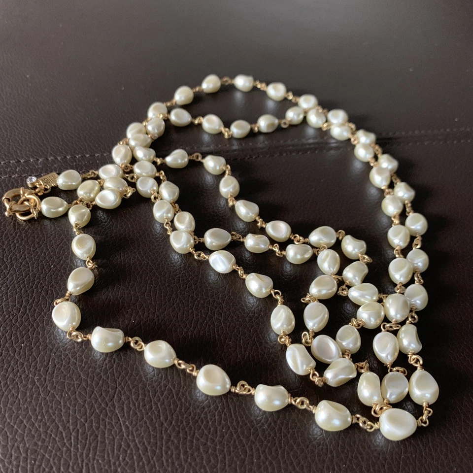 Collar de eslabones de cadena QVC John Wind barroco simulado en tono dorado Foto 4 de 4