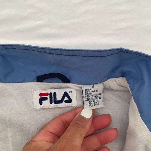 Fila Kid's Full Zip Color Block Track Jacket Blue Size S - Picture 3 of 8