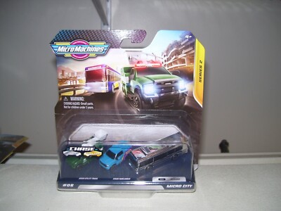 2020 Micro Machines Series 2 #06 Micro City with RARE Chrome Silver Bus 