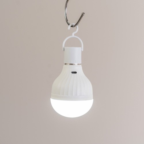 LED Rechargeable Light Bulb ES E27 Timer Function Dimmable Warm Cool Bright USB - Picture 10 of 11