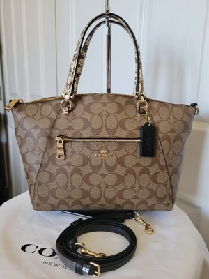 Leather Bags Coach Satchel Prairie NWOT Coach C4293 Signature