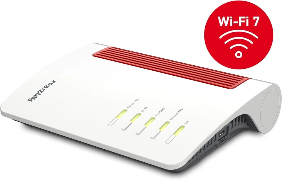 AVM FRITZ!Box 7690 (Wi-Fi 7) VDSL/ADSL Router 7,136 Mbit/s ADSL2+ WLAN FRITZ BOX - Bild 2 von 4