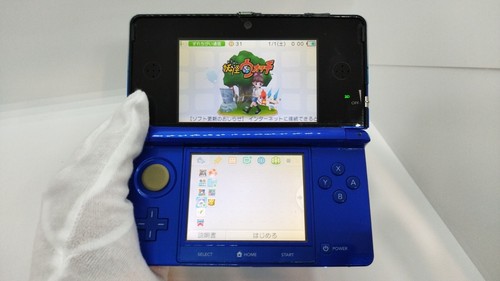 Nintendo 3DS Console Aqua Blue Japan Ver. TESTED - Picture 3 of 10