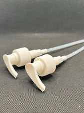 2  Pumps for 1 Liter Bottles White  FAST SHIPPING
