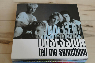 Indecent Obsession - Tell me something - Pop 80er 80s - 12'' Maxi Single Vinyl LP