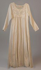 Vintage Victoria Secret Gold Label 100 Cotton Lace Nightgown Cottagecore Size M